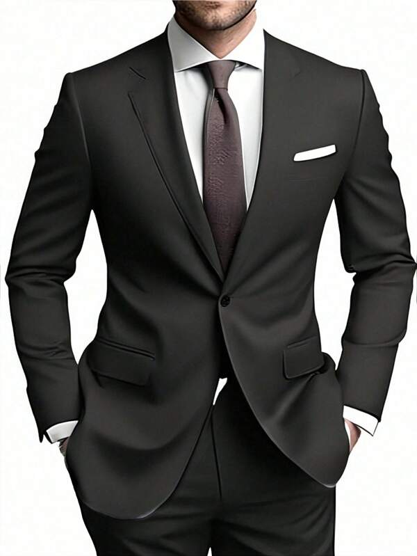 Men's Classic Fashion Spring New Valentine's Day Pink Casual Business Suit Jacket