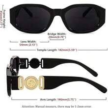 1pc Retro Rectangle Fashion Glasses Women Men ,Y2K,Summer Beach Glasses, 90s Small Narrow Square Glasses,Autumn And Winter Decoration,Mother's Day ,,Driving Traveling Photography Parties Daily Life Decoration Work Glasses CK2322 - 004 - 查看 3