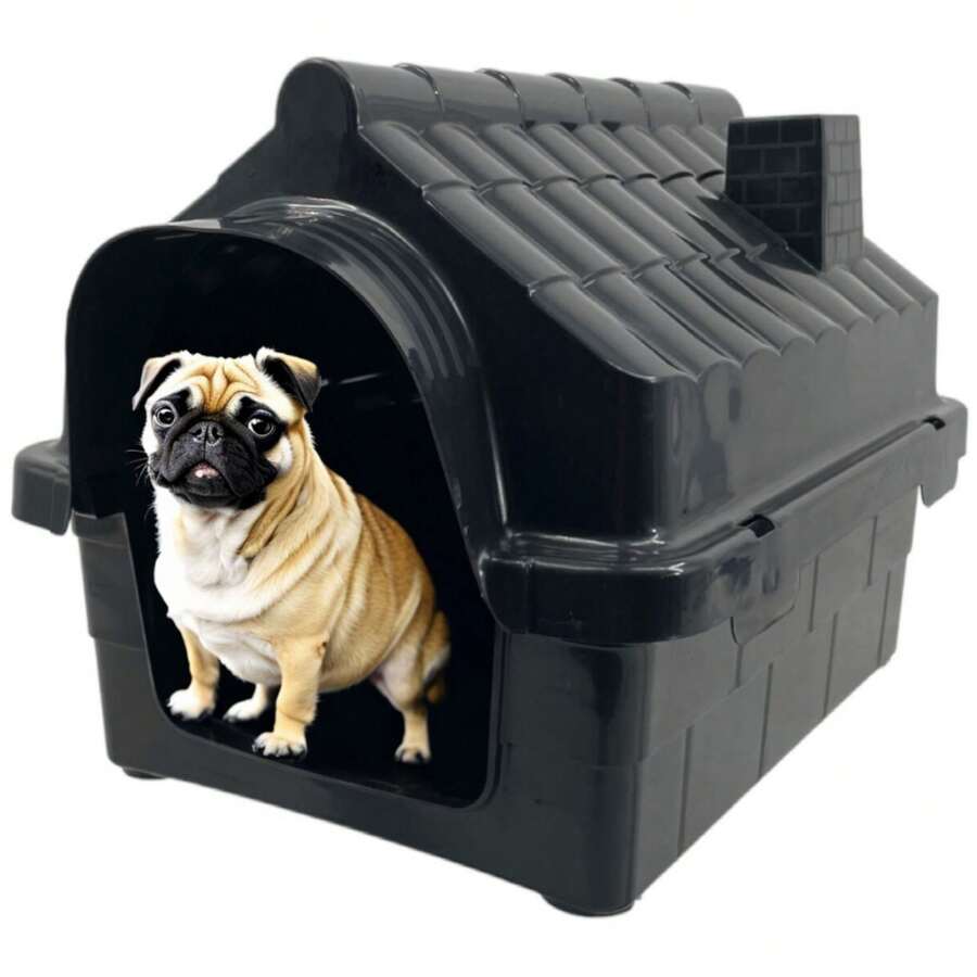 Pet House N1 House For Dogs And Cats Comfort And Safety - 黑色 - 查看 1