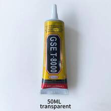 1 件 110 毫升/3.3 盎司 T8000 智能手机显示屏胶水、手机屏幕胶水、专业强度塑料和陶瓷胶水、超强粘性透明 - 彩色 - 查看 12