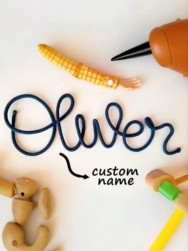 Ornamentos Criativos de Nomes e Palavras Feitos à Mão em Arame Tricotado Personalizados / Placa Monograma Tricotada / Presente de Chá de Bebê / Arte de Parede Personalizada / Presentes para Crianças / Presente de Aniversário, Nomes em Arame Tricotado | Nomes Personalizados | Placas de Corda | Decoração de Berçário, Placa de Nome de Berçário Personalizada, Nome de Bebê Personalizado, Placa de Porta de Quarto, Decoração de Berçário Personalizada, Nome em Tricotin, Nome Tricotado, Decoração de Quarto de Bebê