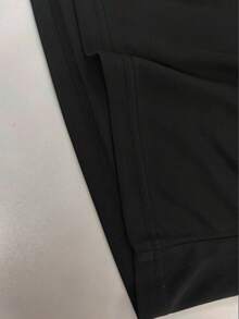 Plus Size Men's Casual Holiday Round Neck Top, Coconut Tree Print - Black - View 4