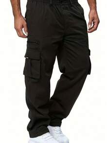Men's Lightweight Cargo Pants Suit Set - Multicolor - View 5