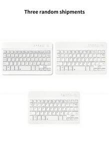 Leicht, tragbar und leise 7-Zoll Kabellose Tastatur und Maus Set, kompatibel mit mehreren Systemen wie Laptop, Tablet, Handy für Büro, Gaming, wiederaufladbar, funktioniert mit Windows, Android