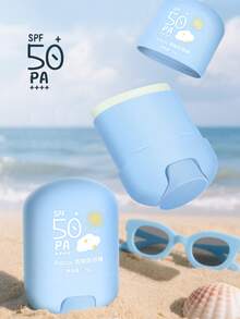 Refreshing Smooth Sunscreen Stick SPF50+, Non-Greasy, Lightweight, Mini Pocket Size, Effective Sun Protection, Water & Sweat Resistant - Multicolor - View 5