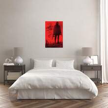 1 Anime Horror Poster, Canvas Graffiti Poster, Friend Gift, Ideal Gift For Bedroom, Living Room, Hallway, Wall Art, Wall Decoration, Frameless