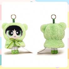Powerpuff Girls Cape Plush Keychain | Bubbles Buttercup Blossom Cloak Stuffed Toy Hanging Charm | Cartoon Character Magical Cape Bag Pendant | Weatherproof Soft Plushie for Kids Girls | Official Licensed Merchandise - 彩色 - 查看 9
