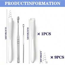 JECT3 In 1 Ear Wax Oval Tool 2024 QGrips Ear Wax Oval Reusable And Washable Replacement Soft Silicone Tips For Cleaner Earwax Ear Wax Oval Kit Contains 3 Types Of Ear Cleaner Tools