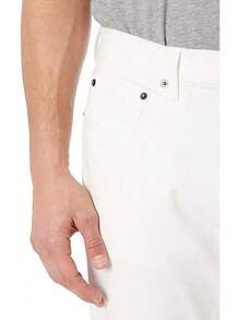 Men's Athletic Stretch Jeans - Colors - Bright White - View 3