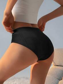 6 PCS Seamless Panties Mid Waist Maillard Color Women's Briefs Lifting Buttock High Elasticity Panty Comfortable & Breathable Lingerie Ladies Underwear - Multicolor - View 2