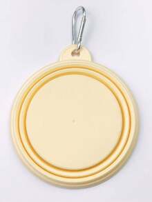 1pc Customized Foldable Macaron Design Pet Bowl, Portable Collapsible Dog Cat Food Water Feeder Bowl For Outdoor Use - Multicolor - View 20