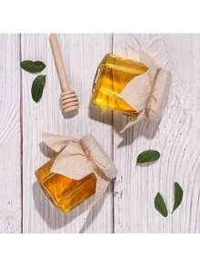 48 Pack 1.5 Oz Mini Honey Jars With Dipper, Glass Hexagon Honey Jar For Wedding Favors, Empty Glass Jars For Party Favor