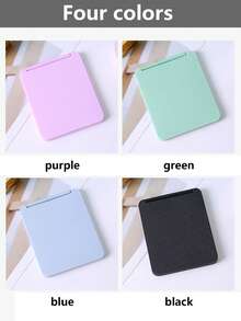 Double-Sided Folding Makeup Mirror ,Small Square Compact Portable Pocket Mirror,Foldable Compact Mini Makeup Mirror, Portable Double-Sided Square Pocket Mirror For Students, Girls, Women, Travel Gift 4 Colour, Mother Day Gift, Mother's Day,Gift For Mom,Gift For Mother Back To School - Multicolor - View 5