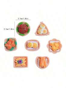 1/5/10/20/30 件迷你食物玩具套装、零食玩具套装、野餐篮食物玩具、逼真的糕点、逼真的食物、DIY 工艺用品、树脂装饰、家居装饰小雕像、微型模型展示、玩具屋配件、学校用品、返校
