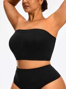 1 pieza Sujetador moldeador invisible sin aros para mujer de talla grande, cómodo y sexy, sin relleno