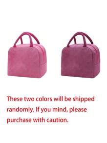 Insulated Lunch Bag, Large Capacity Thermal Insulation Cooler Bag, Suitable For Commuting, Outdoor Camping, Portable Travel Picnic Bag, Holds Breakfast, Lunch, Dinner, Fruits And Beverages, Durable Handheld Lunch Tote
