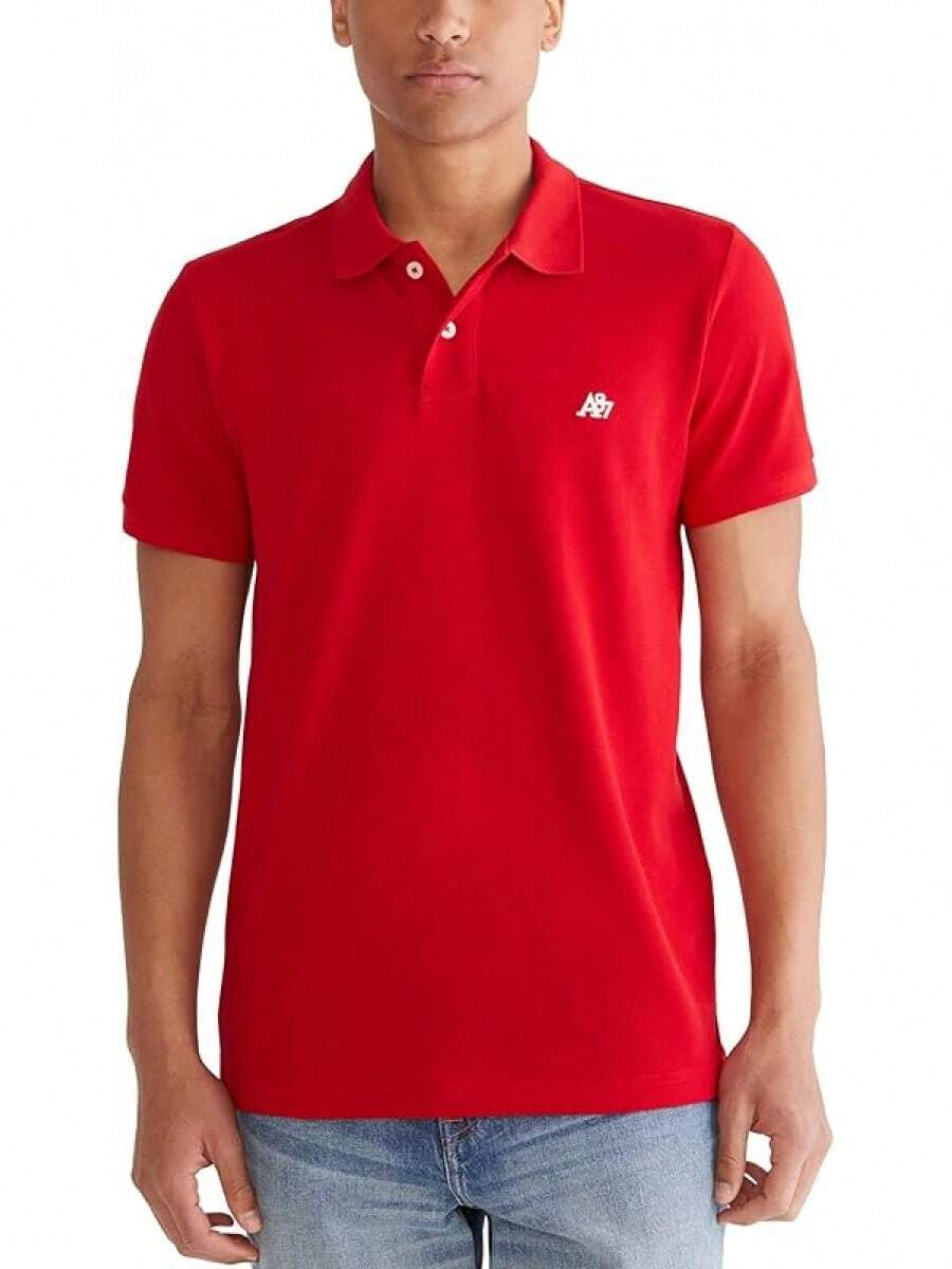 - Men's Polo Shirt - Red - View 1