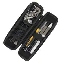Hard Shell Pen Pencil Case Holder Carrying Box Storage Stationery Container Gift - Black - View 3