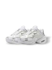 Nike Giày thể thao nam Air Max Muse da trắng với lớp phủ bạc kim loại, lưới có họa tiết và bong bóng khí góc cạnh tạo sự thoải mái thời trang FV1920-100 - Trắng/Bạc kim loại - Xem 2