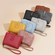 RFID Blocking Fashion Women Wallet Faux Leather Credit Card Holder Large Capacity Hasp Zipper Purse For Women Money Wallet Mini Wallet Purse Wallet Small Wallet Cute Wallet Card Wallet Coin Wallet Wristlet Wallet Pouch Lanyard