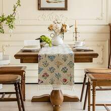 1 pezzo Runner da tavolo, decorazione festiva per compleanni, decorazione per matrimoni, decorazione domestica per vacanze, decorazione tavolo per feste, tovaglia, runner da tavolo, decorazione per compleanni, decorazione per matrimoni, decorazione per capodanno, decorazioni per feste, rientro a scuola, San Valentino (Disponibile in più dimensioni) - Beige - Visualizzare 13