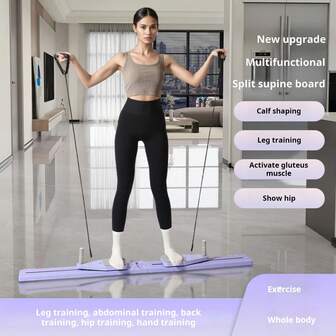 Tabla de Pilates - Conjunto Reformador de Pilates, Tabla Reformadora de Pilates Plegable Multifuncional para el Hogar, Nuevo Juego de Equipo de Ejercicios de Pilates, Tabla de Ejercicios de Pilates Plegable Versátil para Uso Doméstico