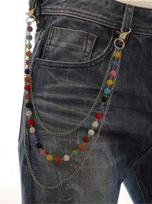 Sortierte Stile stilvolle Taillen-Accessoires, langer Schwert-Anhänger Hüftkette, mehrschichtige Metallinvintage-Körperkette, sexy Taillendekoration geeignet für verschiedene Anlässe, schöne, vielseitige Lässig Kleidung