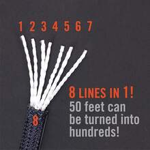 Rock Climbing Rope - Negro - - View 5