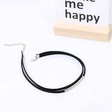 Black Collar Necklace Velvet Choker Fashion Punk Jewelry Women