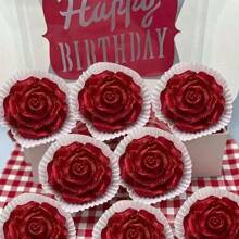 Set de 3 moldes de silicona con forma de flor de rosa, peonía y rosa, para manualidades DIY como jabón hecho a mano, velas perfumadas, yeso, joyería, arcilla polimérica y talla grande, perfectos para proyectos decorativos creativos, ideas y regalos para decoración del hogar, bodas, graduaciones, cumpleaños y fiestas.