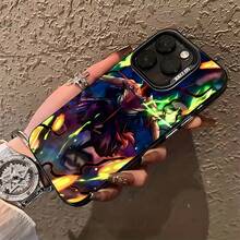 Funda de Teléfono Anime Z-Zoro de Alta Quema para iPhone 16 15 14 13 12 11 Pro Max X XR XSMAX 8 7 Plus, Cubierta Trasera Mate a Prueba de Golpes - Mezcla de colores - Ver 2