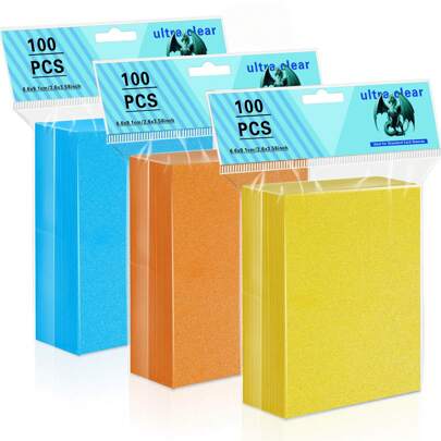 300 كم من أكياس بطاقات التداول من مادة البولي بروبلين المطفأة، مُحمّلة من الأعلى، المقاس القياسي 66x91 مم، للاستخدام على مدار السنة، ضرورية لمجموعي لعبة "ذا جاذرينج"، مناسبة لبطاقات الرياضة وبطاقات كرة القدم والبطاقات الرياضية وبطاقات الألعاب وبطاقات الصور وبطاقات البيسبول السحرية، هدية رائعة للعائلة والأصدقاء في أعياد الميلاد والسنة الجديدة وعيد الهالوين وعيد الفصح وعيد الميلاد