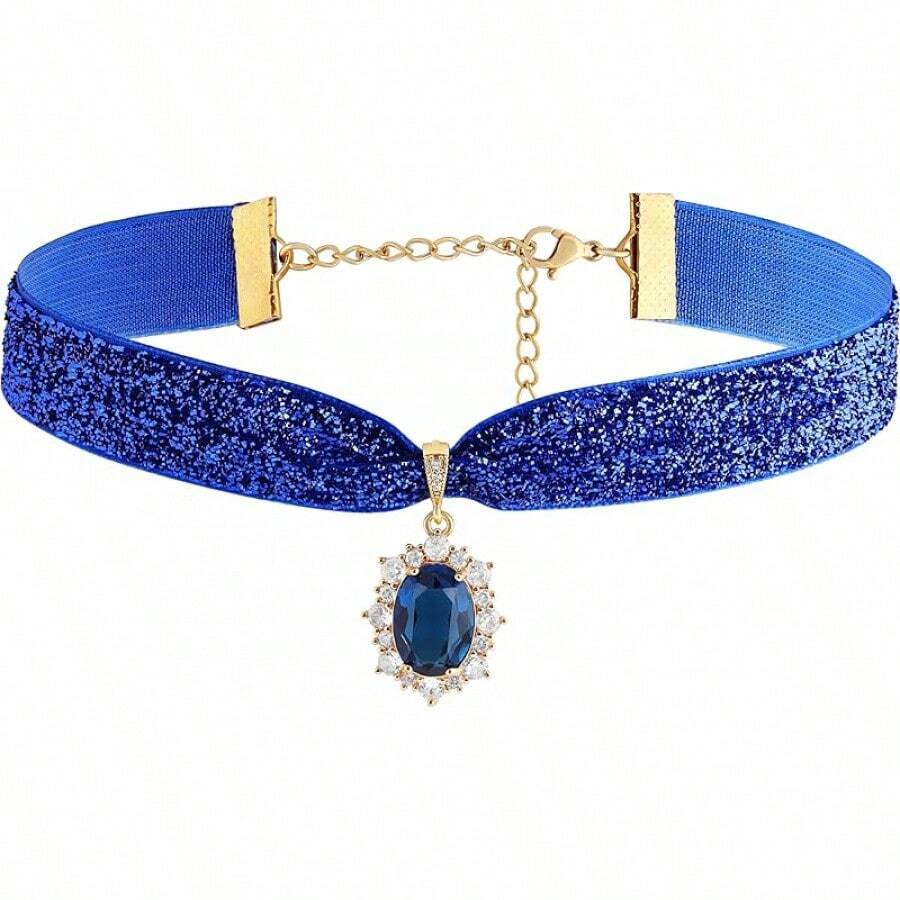 Sacina Victorian Choker, Velvet Chocker, Gothic Goth Choker, Vintage Necklace, Halloween Jewelry Gifts Women