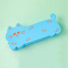 1 Estuche para lápices de silicona altamente atractivo, estuche para lápices minimalista de gato Mimi, estuche para lápices de curación de estrella Meow altamente atractivo, regalo educativo