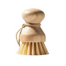 1pc/2pcs Natural Sisal Brush, Wooden Handle Non-Scratch Pot Scrub Vegetable Brush, Multipurpose Kitchen Cleaning Brush - Multicolor - View 13