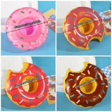 1pc Creative Inflatable Drink Holders, Floating Inflatable Cup Holders Beverage Coasters, Suitable For Pool Party Festival, Make Pool Parties Fun And Exciting With This Inflatable Drinks Holder!, Beach Essentials, Beach Accessories