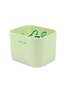 (سلة تخزين + مشبك طاووس لا يترك آثار) مشبك لتجفيف الملابس، مشبك تجفيف الملابس بدون آثار، مشبك ثابت قوي لتجفيف الجوارب، سلة تخزين لاستخدام المنزلي، مقاوم للرياح ومانع للانزلاق، أدوات منزلية