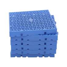 6Pcs Blue Plastic Pallet Ventilation Floor Pad, 15.75" Square, Durable, Lightweight, Moisture-Resistant, Ideal For Storage Solutions In Home And Commercial Use - Blue - View 4