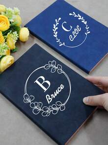 100 张 200 页 - 定制姓名日记本、个性化姓名笔记本、女士定制日记本、学校可定制笔记本、工作笔记本、生日礼物、情人节礼物、母亲节礼物、周年纪念、9 种颜色可选、学生、朋友、情侣、男孩、教师、工人、商务、办公室学校用品、返校