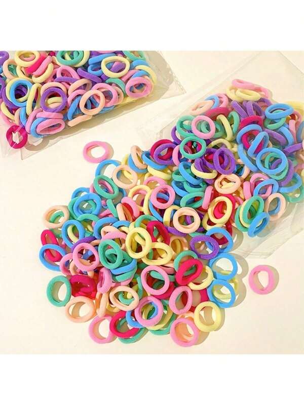 LEMON LOVE Sweet Pastel Headbands - 100/200/400/800 Packs High Elasticity Durable Polyester Headbands, Vibrant Colors, Ideal Gift For Girls All Seasons Back To School