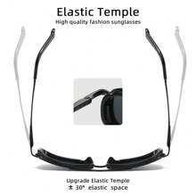 Lunettes de mode rectangle rétro de luxe pour hommes, monture métallique à double pont, style steampunk, bordures épaisses, look classique de mode pour l'extérieur, la conduite, l'été
