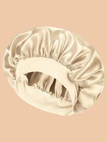 1pc Women's Casual High Elasticity Simple Solid Color Beanie - Beige 2 - View 21