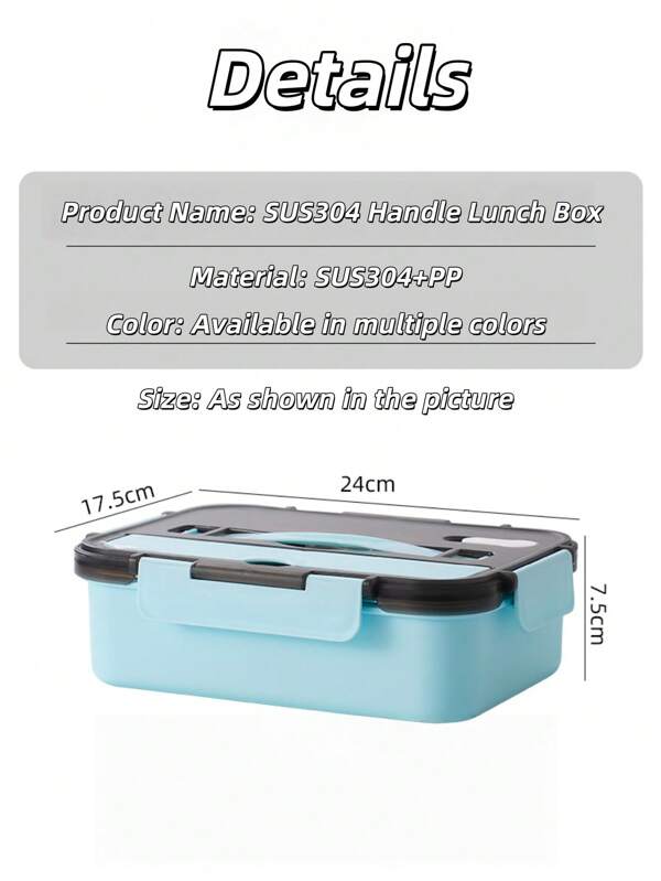 Fiambrera de acero inoxidable 304 para estudiantes, trabajadores de oficina, microondas, fiambreras para adultos, fiambreras con compartimentos, platos de comida aislados, fiambreras de gran capacidad aisladas