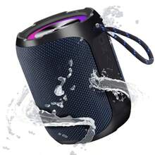 YOUXIU 40W Portable Bluetooth Speaker With Lights IPX7 Waterproof Wirel Speaker TF Double Pairing 24H Playtime360 Degree Stereo Subwoofer Port Perfect For Outdoor Travel And Home Use01 - as pic - View 1