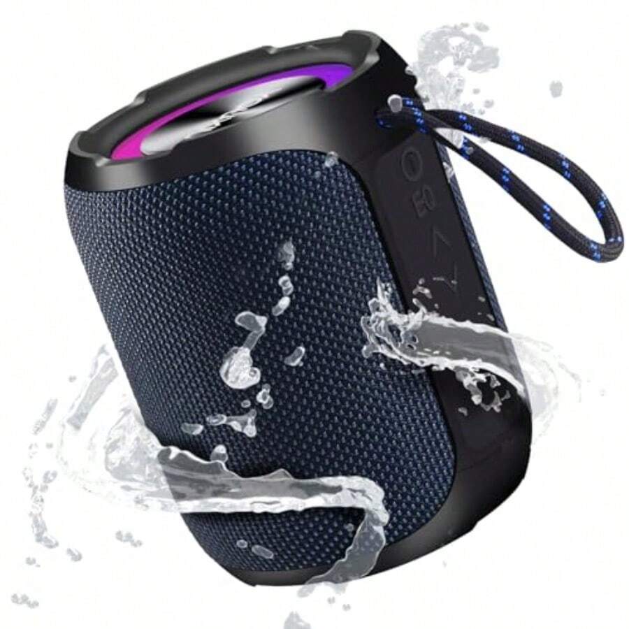 YOUXIU 40W Portable Bluetooth Speaker With Lights IPX7 Waterproof Wirel Speaker TF Double Pairing 24H Playtime360 Degree Stereo Subwoofer Port Perfect For Outdoor Travel And Home Use01 - as pic - View 1