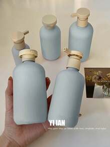 Travel Silicone Refillable Bottles, Squeeze Bottles With Flip Cap For Creams, Lotions, Shampoo, Conditioner