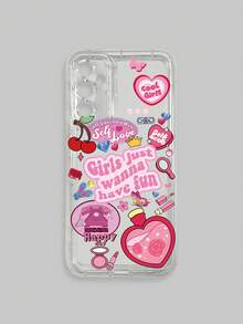 1 peça Case de celular com gráfico de desenho animado e amortecedor de choque, compatível com iPhone e Galaxy, incluindo iPhone 13, 15, 16 Pro Max, 16, 14 e 16 Plus, bem como telefones Galaxy - Multicolorido - Visão 44