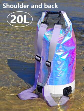 ​​10L/20L iriserende waterdichte drybag - Hand- en schouderbandzwemuitrusting met multisportgespsysteem - Rugzak en drijvend ontwerp voor zwembad, surfen, kajakken, strandbenodigdheden en strandaccessoires