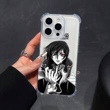 Funda de Teléfono de Anime Japonés Príncipe Negro Rebelde para iPhone 16 15 14 13 12 11 Pro Max X XR XSMAX 8 7 Plus, Cubierta Trasera Transparente Suave a Prueba de Golpes - Mezcla de colores - Ver 8