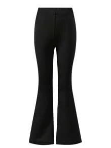 Pantaloni de yoga elastici cu talie înaltă, versatili, în culori solide, pentru fete Tween